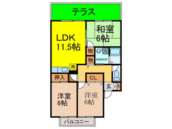 ｴｰﾃﾞﾙﾊｲﾑの物件間取画像